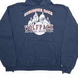 CHAMPION Cosumnes Oak Wolfpack Mens Blue Hoodie USA M
