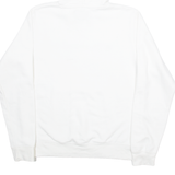 CHAMPION Mens White Hoodie USA M