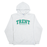 RUSSELL ATHLETIC Trent University Mens Grey Hoodie USA L