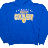 HANES Greenfield Central Cougars Mens Blue Hoodie USA L