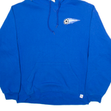 RUSSELL ATHLETIC Ridgewood Mens Blue Hoodie L