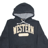 CAMPUS CREW Western Mens Black Hoodie USA L