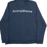 CARHARTT Animal Biome Mens Blue Hoodie Full Zip L