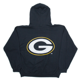 GILDAN Green Bay Packers Mens Black Hoodie USA L