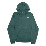 REEBOK Mens Green Hoodie M