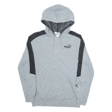 PUMA Mens Grey Hoodie S