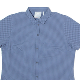 MAMMUT Womens Shirt Blue Gingham L