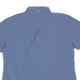 MAMMUT Womens Shirt Blue Gingham L