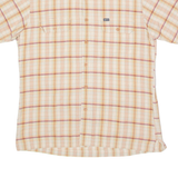 BOVY JEANS Mens Shirt Orange 90s Plaid XL