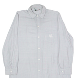 LAUREN RALPH LAUREN Womens Shirt Grey Houndstooth 3/4 Sleeve S