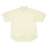 E.B. COMPANY Mens Plain Shirt Yellow 90s L