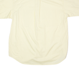 E.B. COMPANY Mens Plain Shirt Yellow 90s L