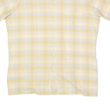 Mens Shirt Yellow 90s Plaid XL