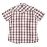 LEVI'S Mens Shirt Pink Check L