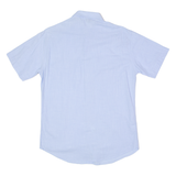 FAITH LACE Mens Plain Shirt Blue L