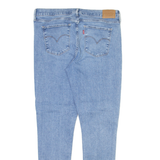 LEVI'S 720 High Rise Skinny Big E Womens Jeans Blue Regular Straight W31 L28