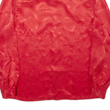 Womens Shirt Red 90s Geometric Long Sleeve S