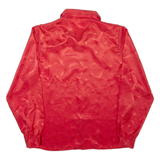 Womens Shirt Red 90s Geometric Long Sleeve S