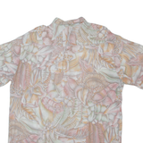Mens Shirt Pink Crazy Pattern L