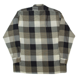MARC THOMBARD Mens Shirt Grey Check Long Sleeve XL