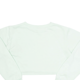 ELLESSE Cropped Womens Sweatshirt Green UK 10