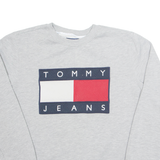 TOMMY HILFIGER Mens Sweatshirt Grey S