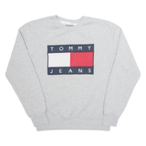 TOMMY HILFIGER Mens Sweatshirt Grey S