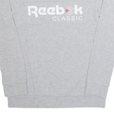 REEBOK Long Womens Sweatshirt Grey M