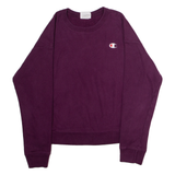 CHAMPION REVERSE WEAVE Mens Sweatshirt Purple Crew Neck S