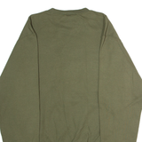CHAMPION Santa Clara University Mens Sweatshirt Green Crew Neck USA S