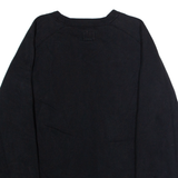 CHAMPION Mens Sweatshirt Black Crew Neck M