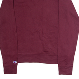 CHAMPION Mens Sweatshirt Maroon Crew Neck S
