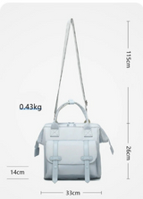 Anymom Mommy Diaper Bag Blue Color Backpack Waterproof Handbag Fashion Mommy Shoulder Bag