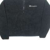 CHAMPION Fleece Womens Pullover Jacket Black S