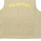 Oregon State Parks Mens Workwear Gilet Beige USA M