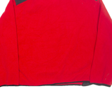 MARLBORO Fleece Mens Pullover Jacket Red XL