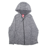DICKIES Mens Fleece Jacket Grey Hooded M