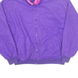 CABIN CREEK Womens Fleece Jacket Purple L