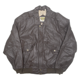 PHASE Mens Lined Jacket Black Leather XL