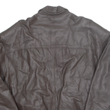 PHASE Mens Lined Jacket Black Leather XL