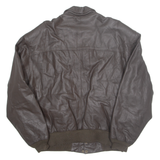 PHASE Mens Lined Jacket Black Leather XL