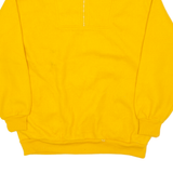 TRADITION Fleece Mens Pullover Jacket Yellow M