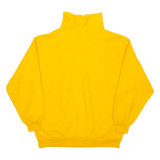 TRADITION Fleece Mens Pullover Jacket Yellow M