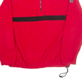 IZOD Fleece Mens Pullover Jacket Red XL