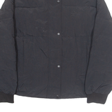 LEVI'S Womens Puffer Coat Black Nylon L