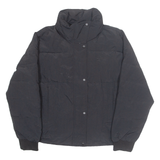 LEVI'S Womens Puffer Coat Black Nylon L