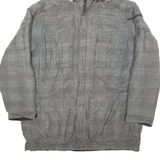NAUTICA Mens Parka Coat Grey Hooded L
