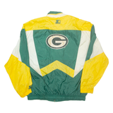 STARTER Green Bay Packers Mens Track Jacket Green Nylon USA Colourblock 2XL
