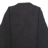 THE NORTH FACE Mens Fleece Black 1/4 Zip Tight Knit M