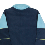 FILA Mens Fleece Blue 1/4 Zip Tight Knit M